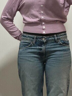 Women's Purple and Pink Cardigan